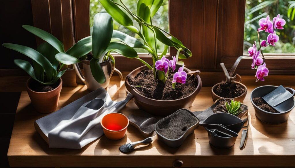 Essential Tools for Repotting Orchids