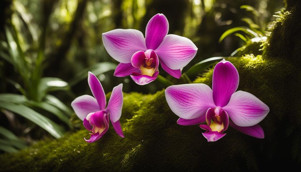 Rare orchid Lycaste Virginalis