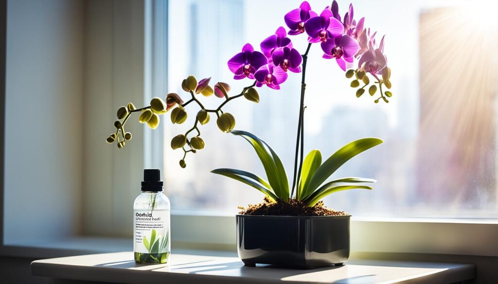 Revitalizing orchid with hormone treatment