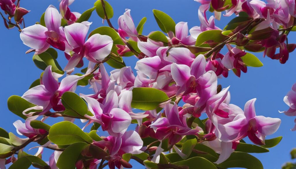 Vibrant Orchid Tree Blooms