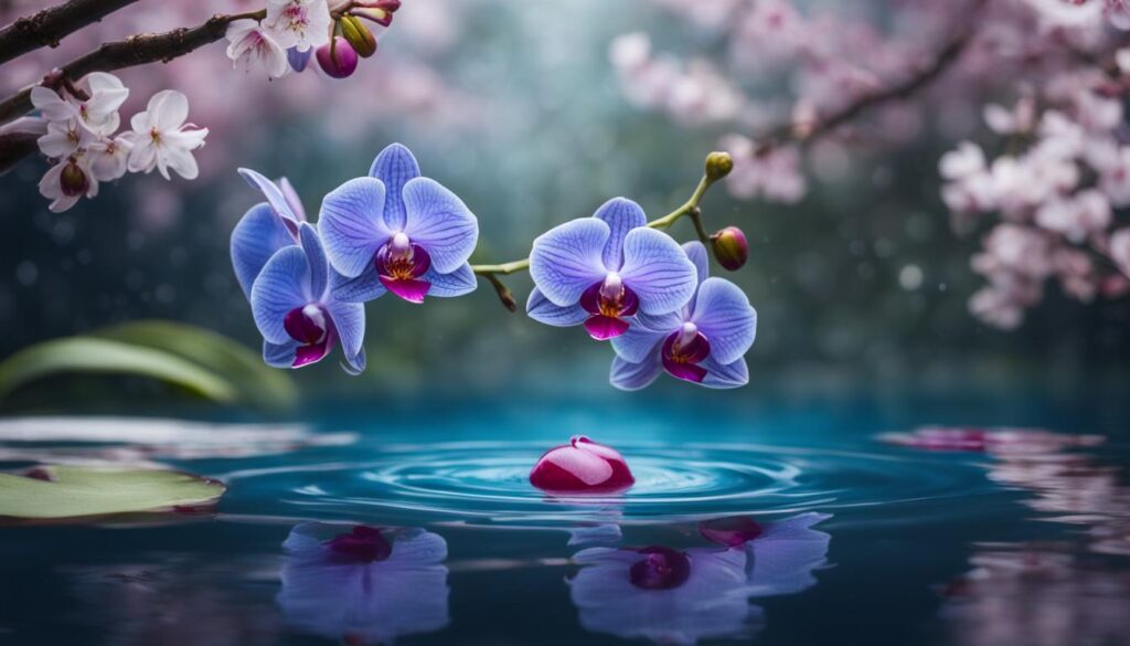 Cultural significance of blue orchids