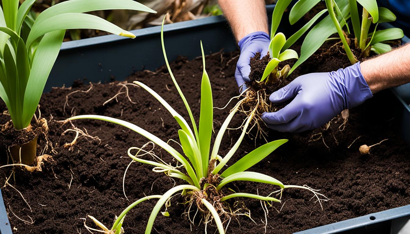 Handling Orchid Roots During Repotting