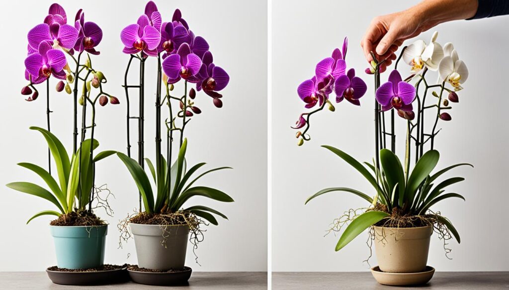 Repotting Orchids Visual Guide