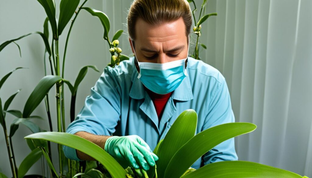 Safe Pesticide Application for Orchids