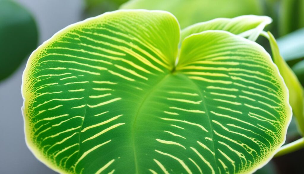 Yellow Orchid Leaf Tips