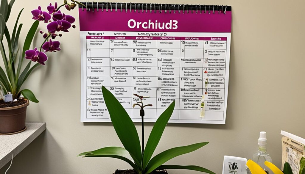 mealybug-free orchids maintenance schedule