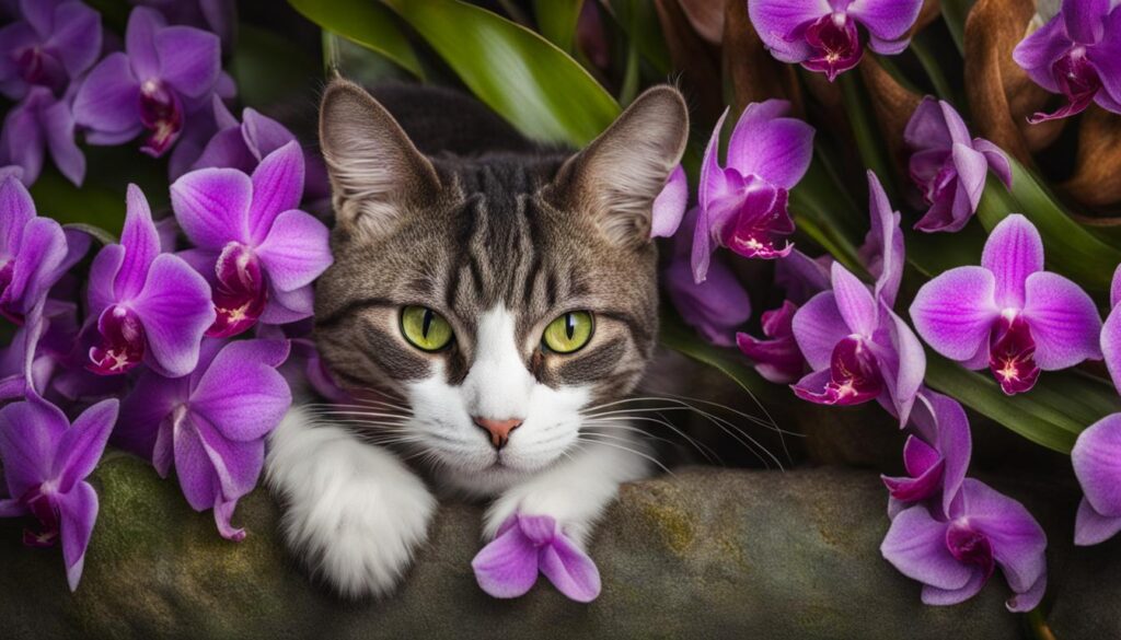 orchid poisoning symptoms in cats