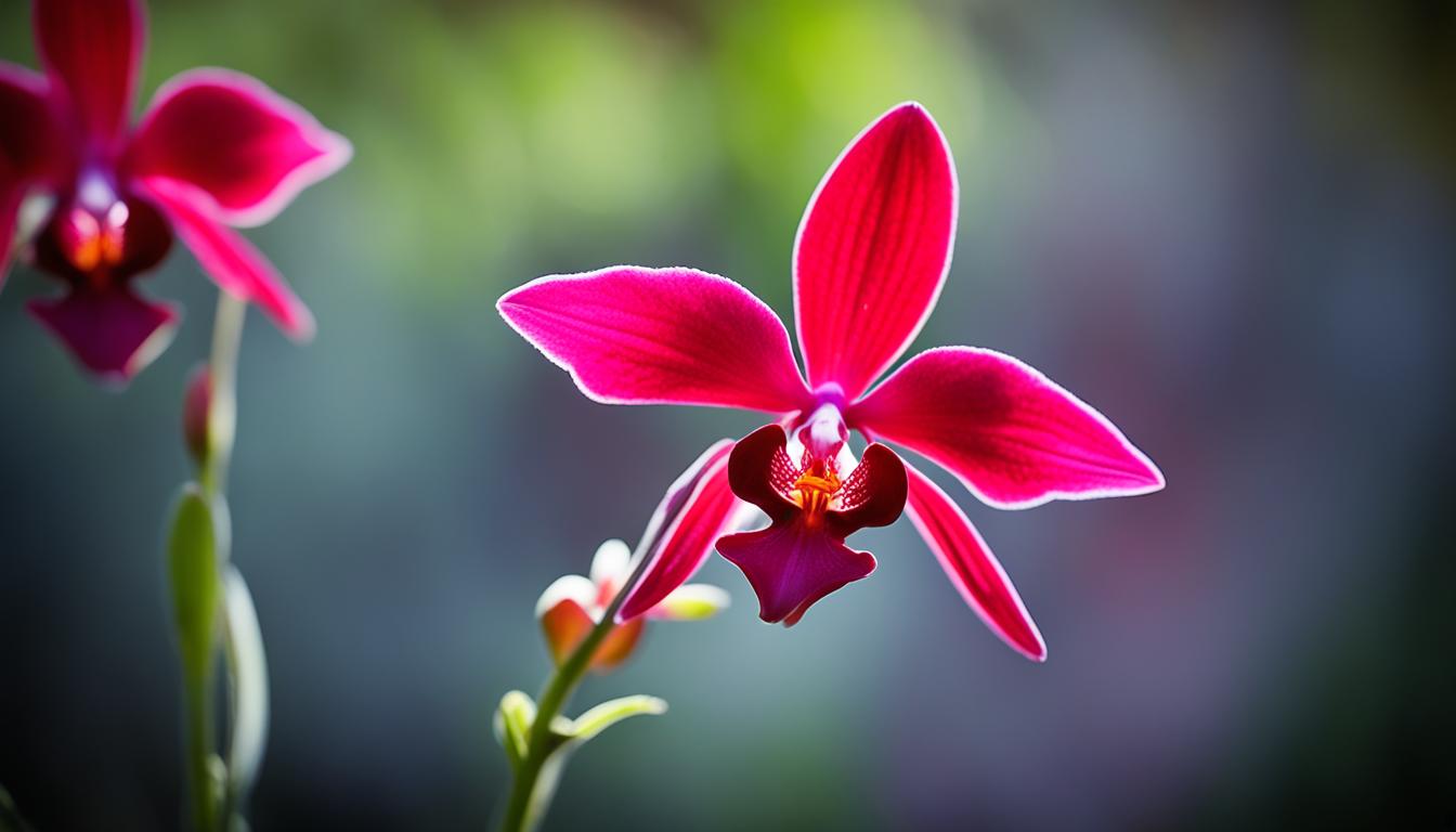 red orchids