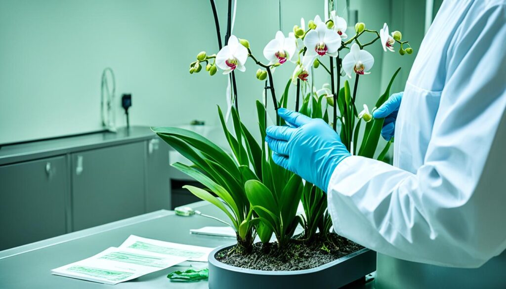 virus elimination in orchids
