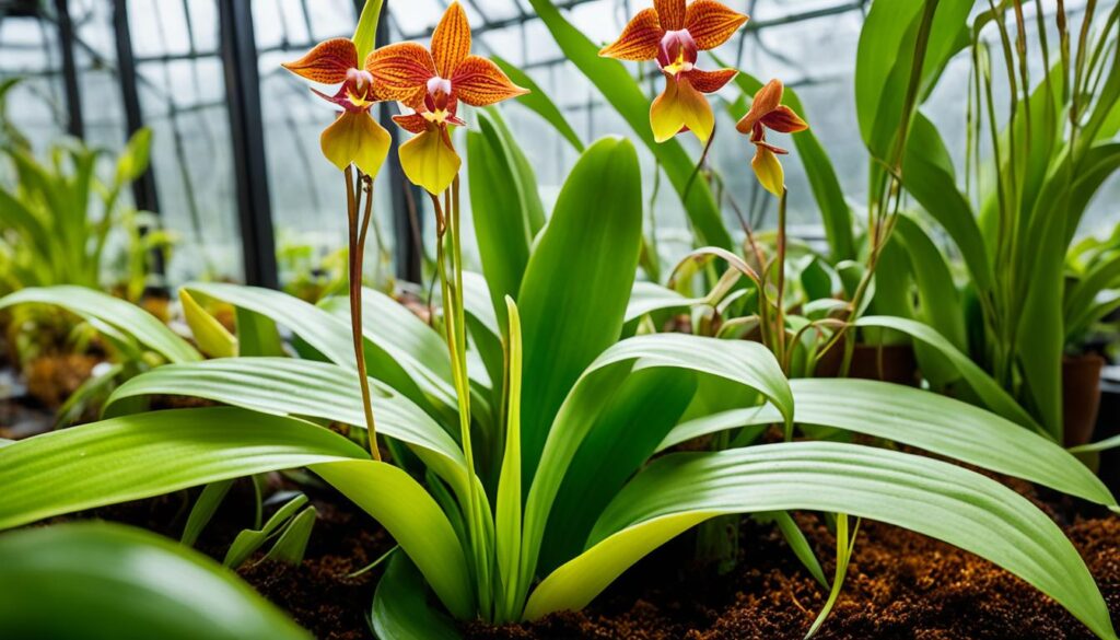 Indoor cultivation of Pleurothallis Orchids